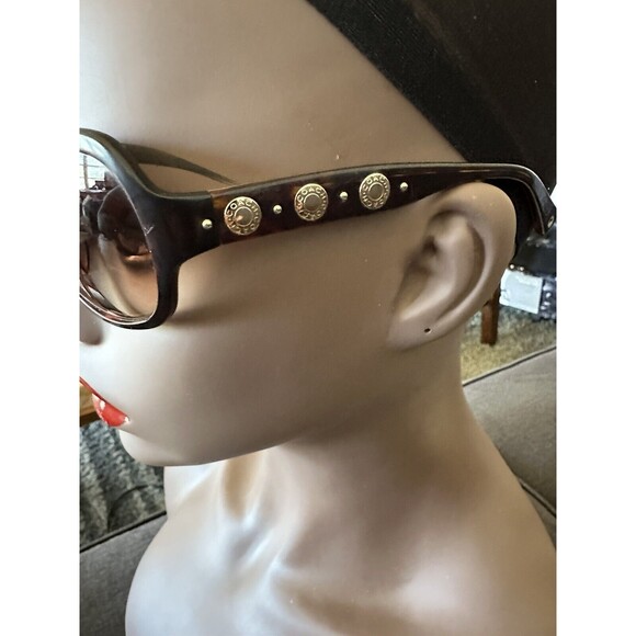 coach thompson sunglasses(S806) Tortoise ( Tiny Haze Spot On Bottom Of Rat Lens - Picture 2 of 6
